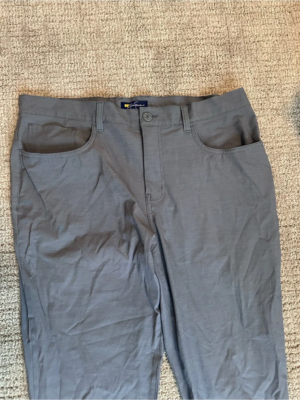 Men's Straight-Leg golf Chinos in Charcoal Gray jack Nicklaus